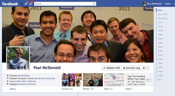 The Facebook :Timeline Now Available Worldwide